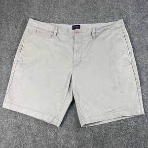 UNTUCKit Men's Size‎ 38 Gray Chino Shorts 9" Inseam Flat Front Golf 40500 Men's